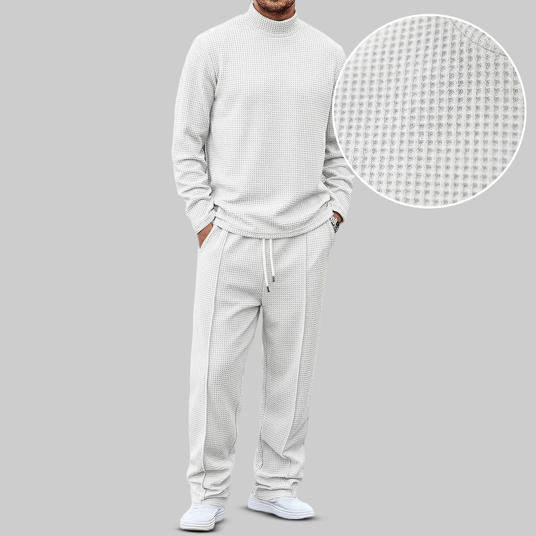 Atlas Waffle-Knit Set