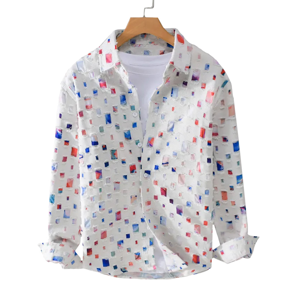 Eldis Denim Frayed Shirt