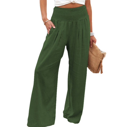 Calienne Classic Wide Leg Trousers