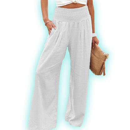 Calienne Classic Wide Leg Trousers