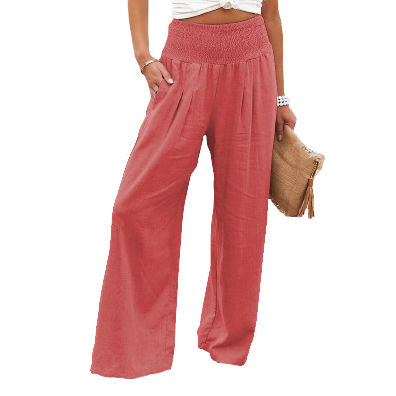 Calienne Classic Wide Leg Trousers