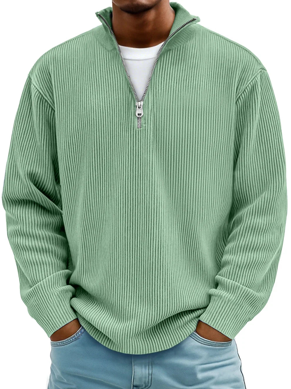Canyon Creek Ribbed Quarter-Zip - Image 3