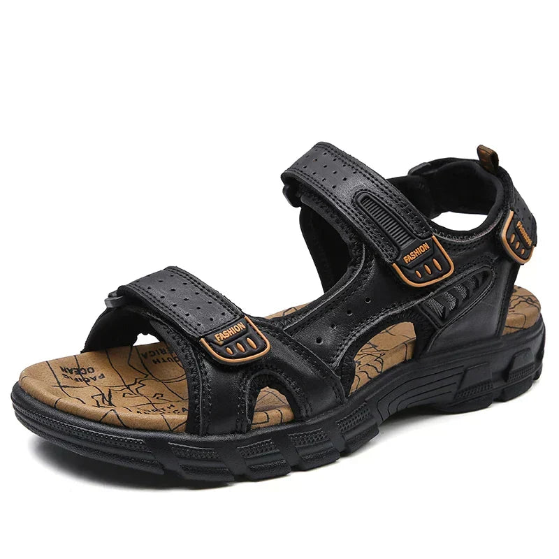 Coastal Creek Leather Sandals - Image 1