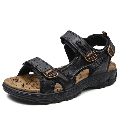 Coastal Creek Leather Sandals - Image 1