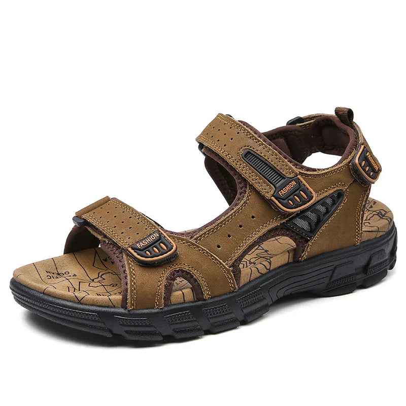 Coastal Creek Leather Sandals - Image 3