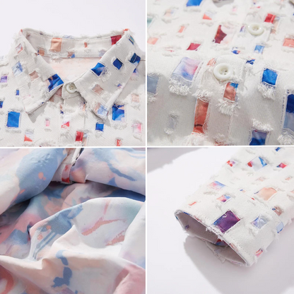 Eldis Denim Frayed Shirt