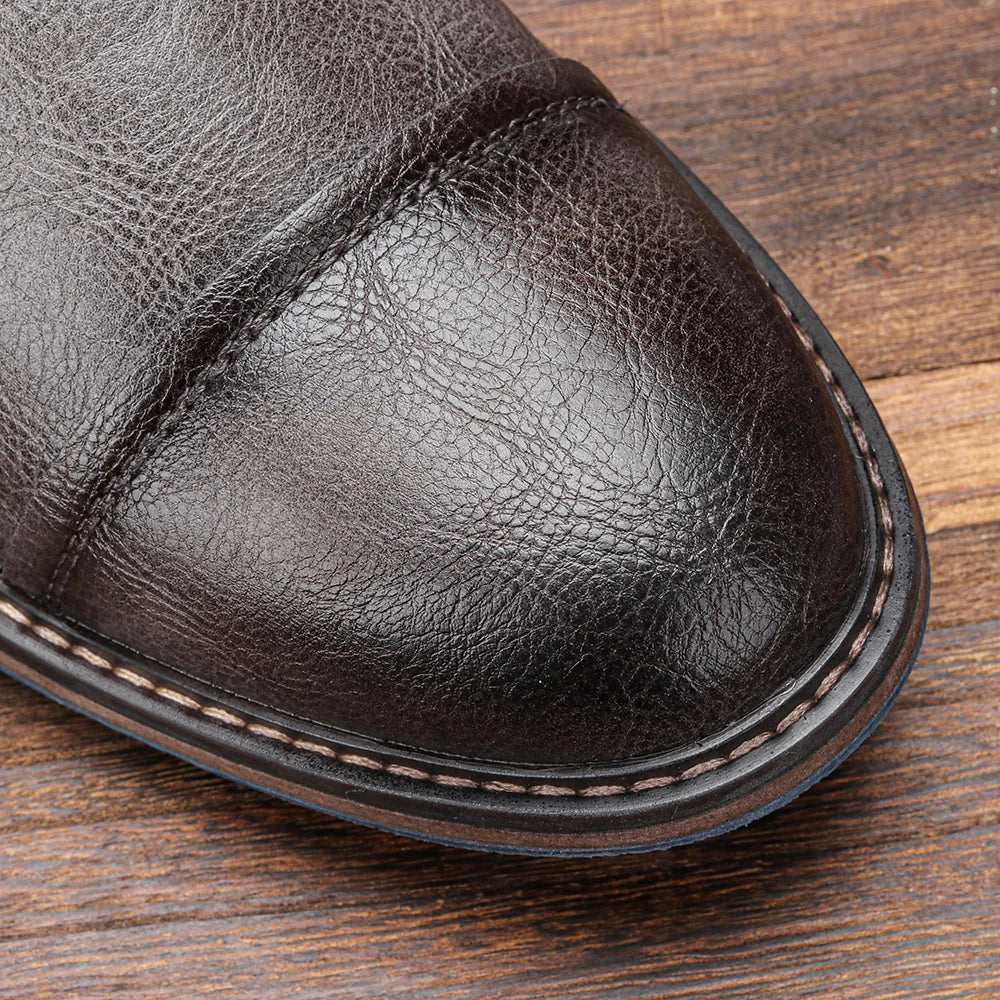 Golden Point Vegan-Leather Boots - Image 7