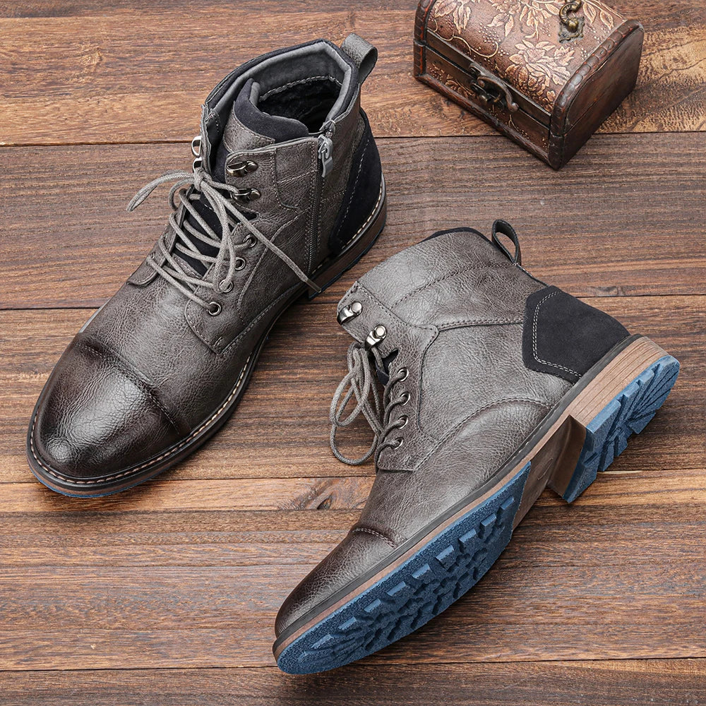 Golden Point Vegan-Leather Boots - Image 4