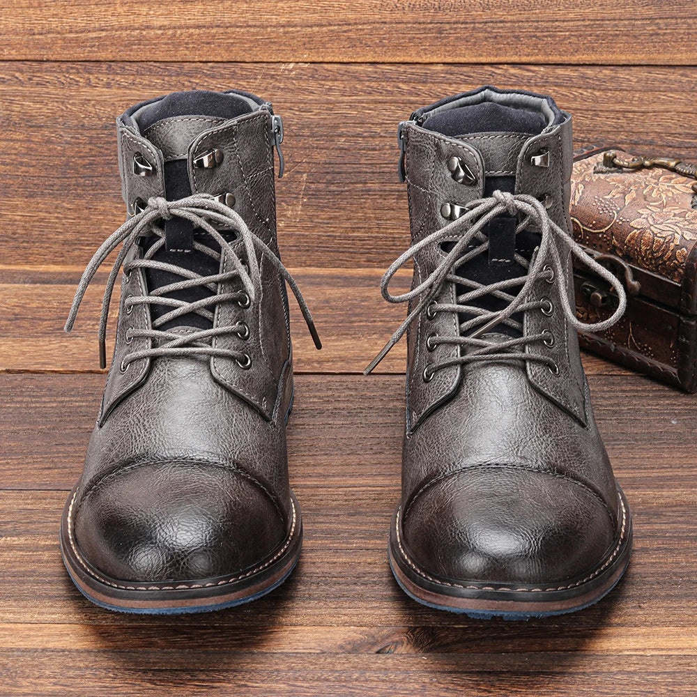 Golden Point Vegan-Leather Boots - Image 6