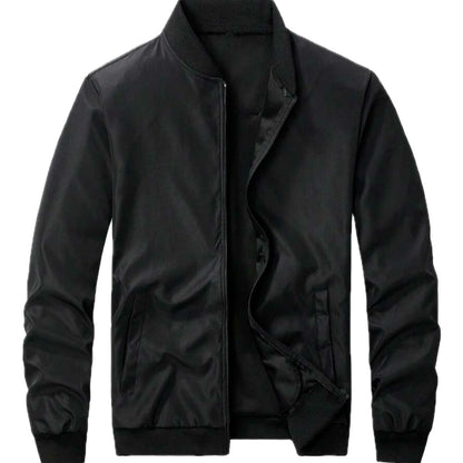 Adrian Cole Baseball Jacket - Black - view 1