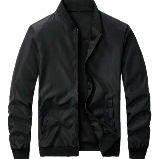 Adrian Cole Baseball Jacket - Black - view 1