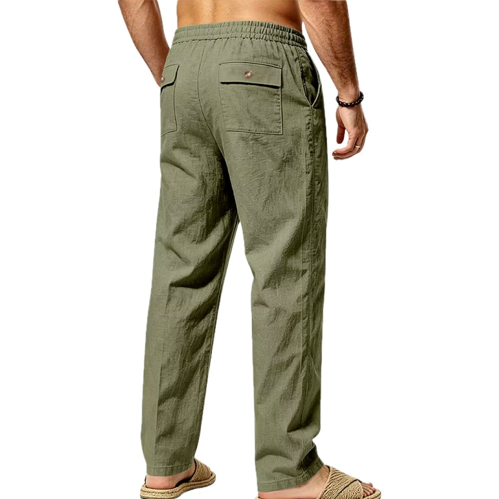 Adrian Cole Drawstring Pants - Green - view 1