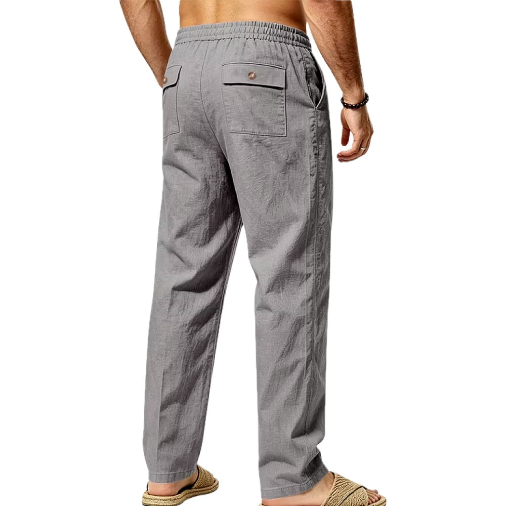 Adrian Cole Drawstring Pants - Grey - view 1