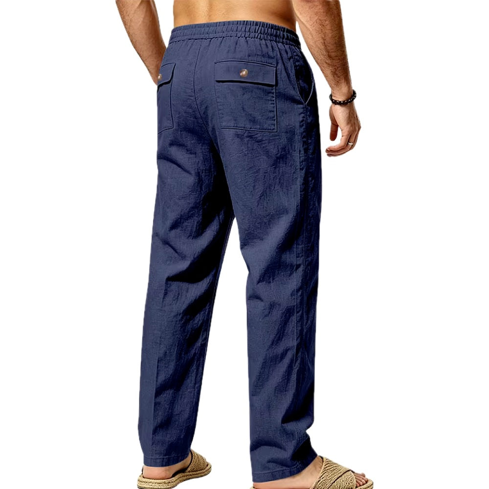Adrian Cole Drawstring Pants - Navy - view 1
