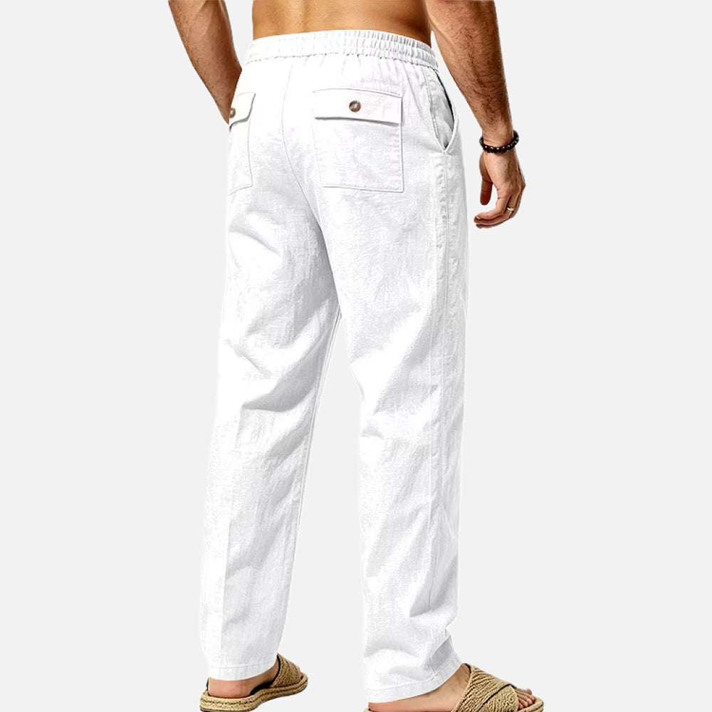 Adrian Cole Drawstring Pants - White - view 1