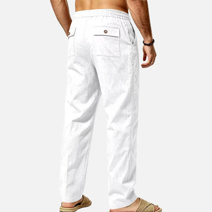Adrian Cole Drawstring Pants - White - view 1