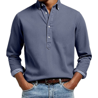 Adriel Martin Saul Shirt - Denim Blue - view 1