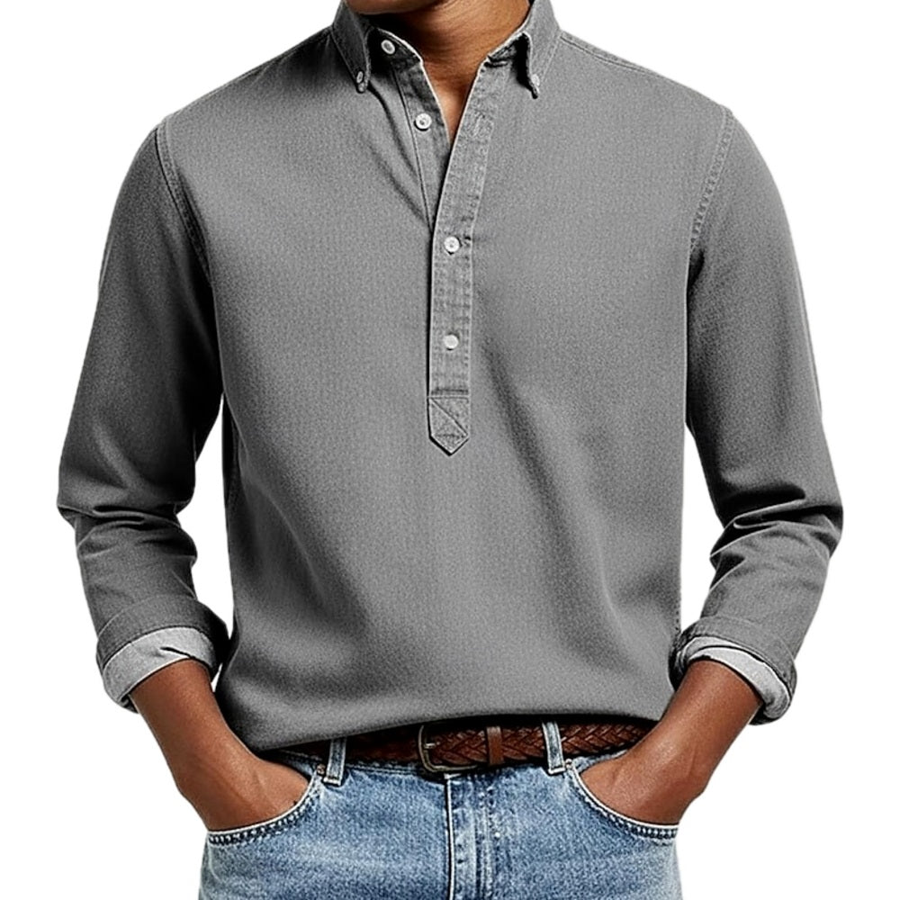 Adriel Martin Saul Shirt - Grey - view 1