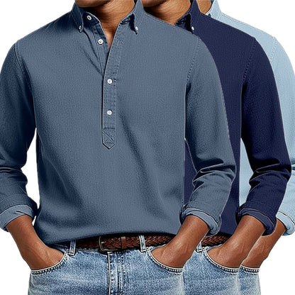 Adriel Martin Saul Shirt - Navy - view 2