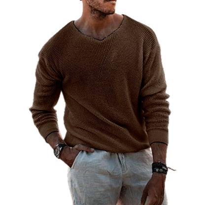 Alaric Mercer Cropped Sweater - Brown - view 1