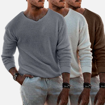 Alaric Mercer Cropped Sweater - Grey - view 2