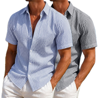 Alden Frost Striped Shirt - Blue - view 2
