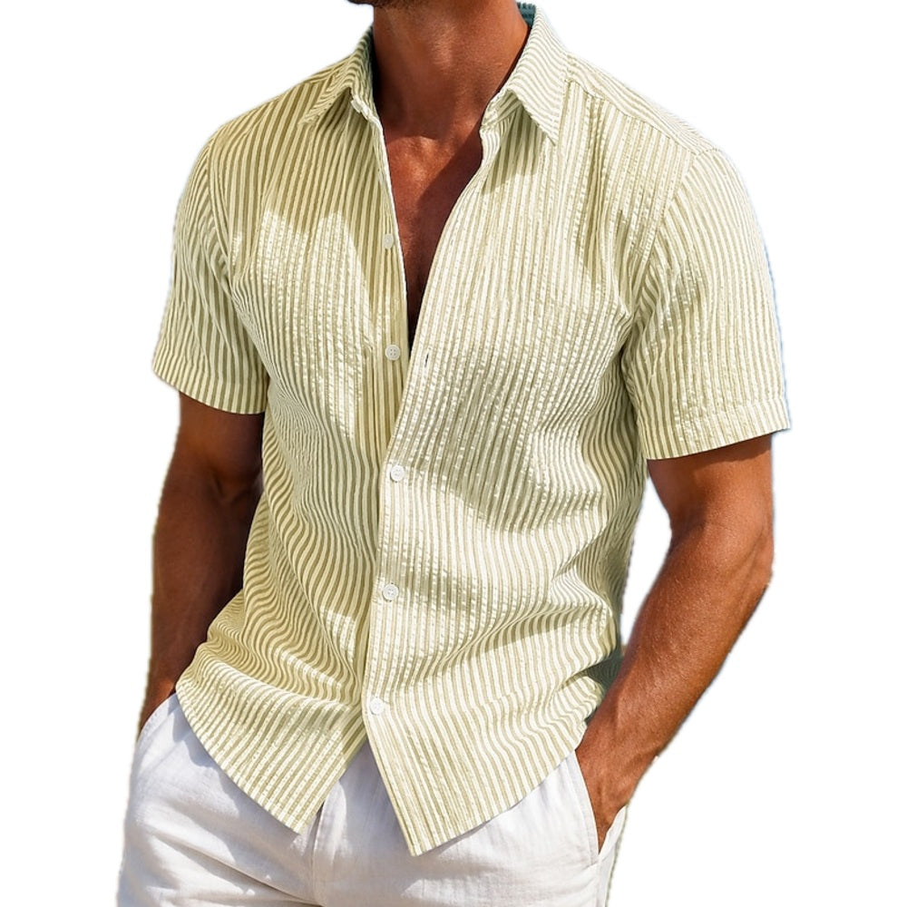 Alden Frost Striped Shirt - Yellow - view 1
