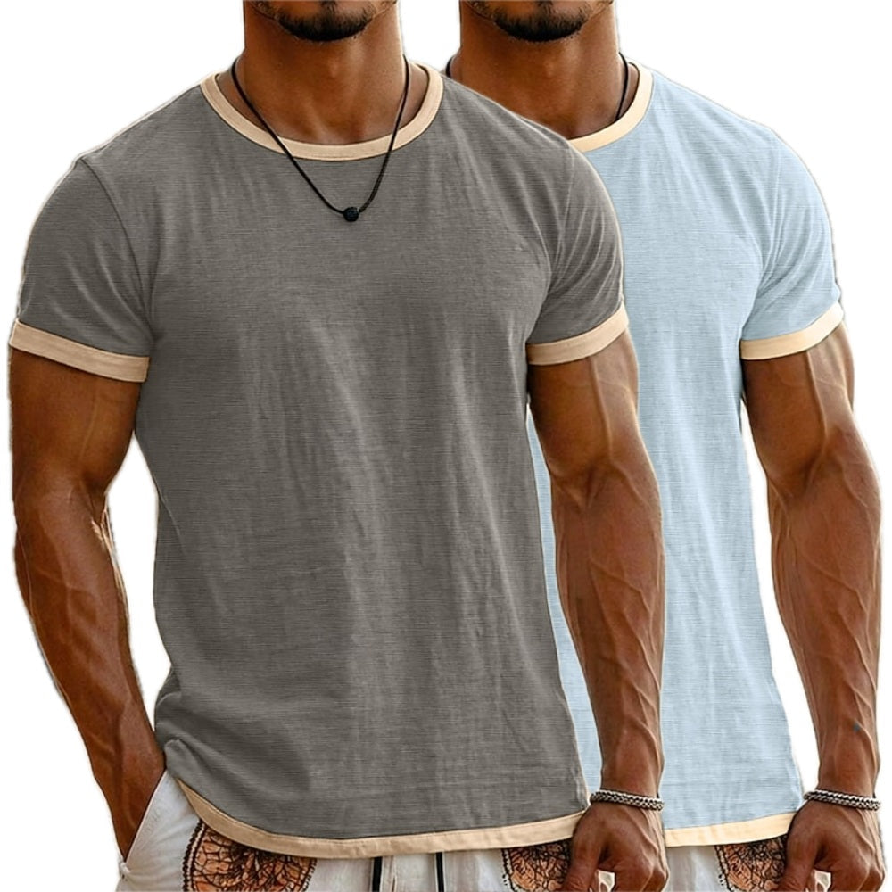 Alden Pierce Color-Block Tee - Grey - view 2