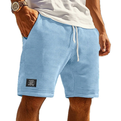 Alvin Soren Heath Shorts - Blue - view 1