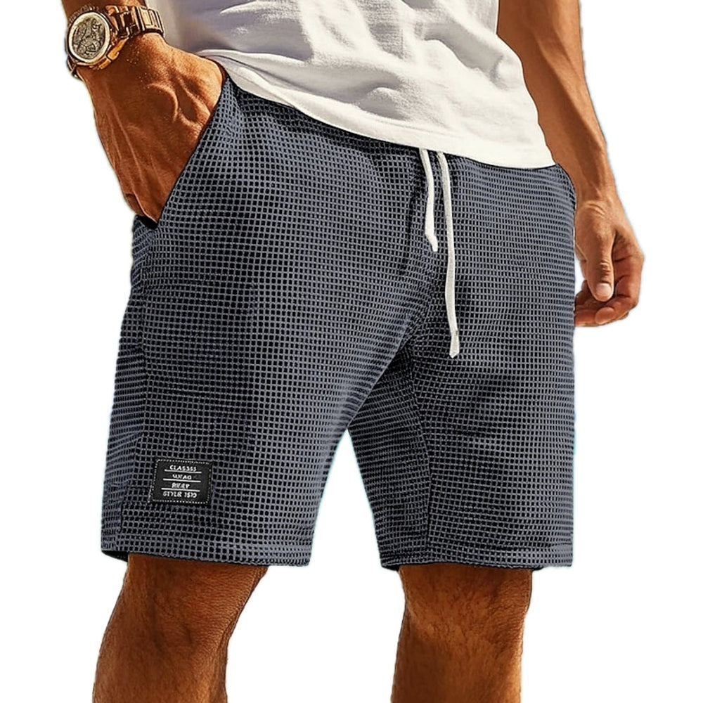 Alvin Soren Heath Shorts - Navy - view 1