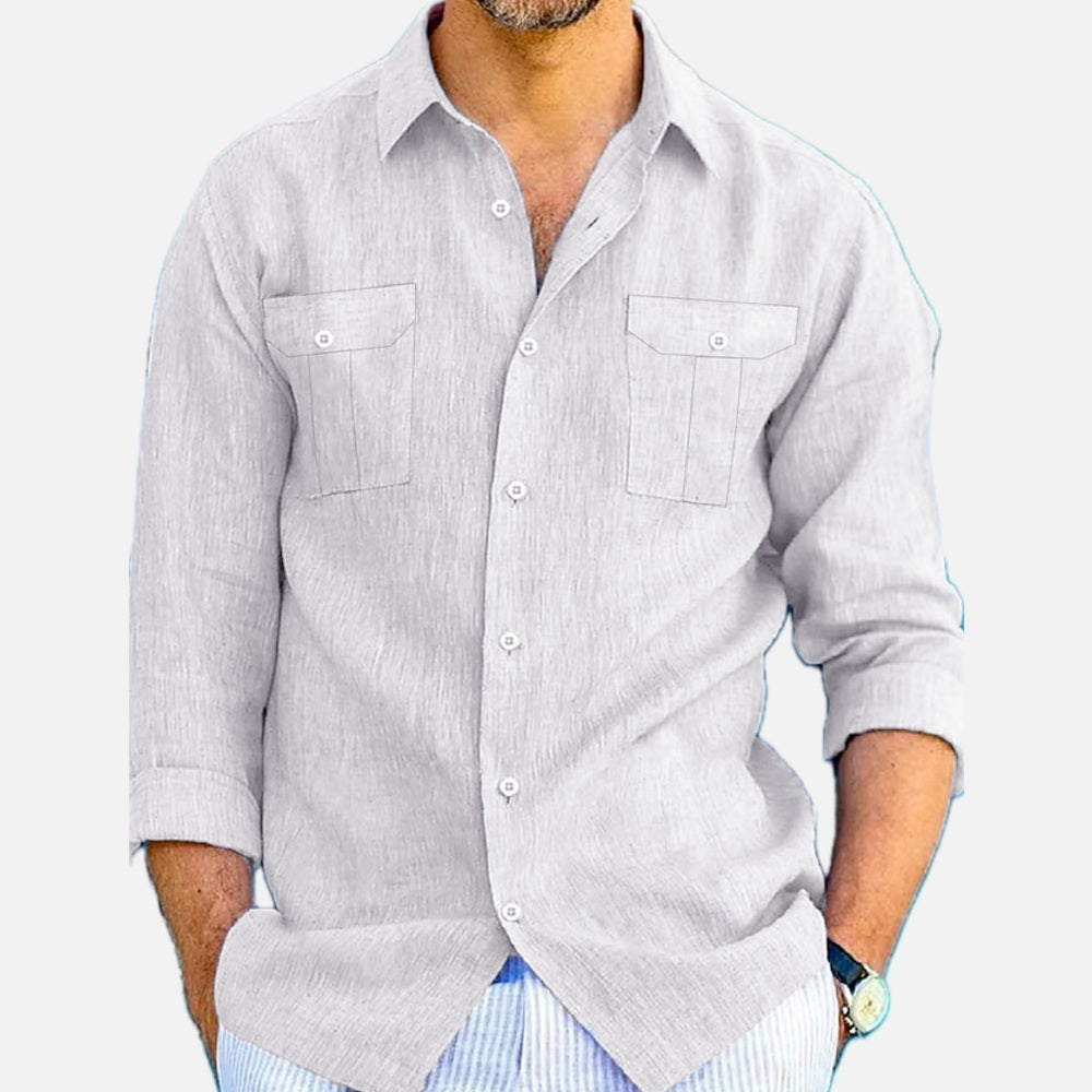 Archer Voss Utility Shirt - White - view 1