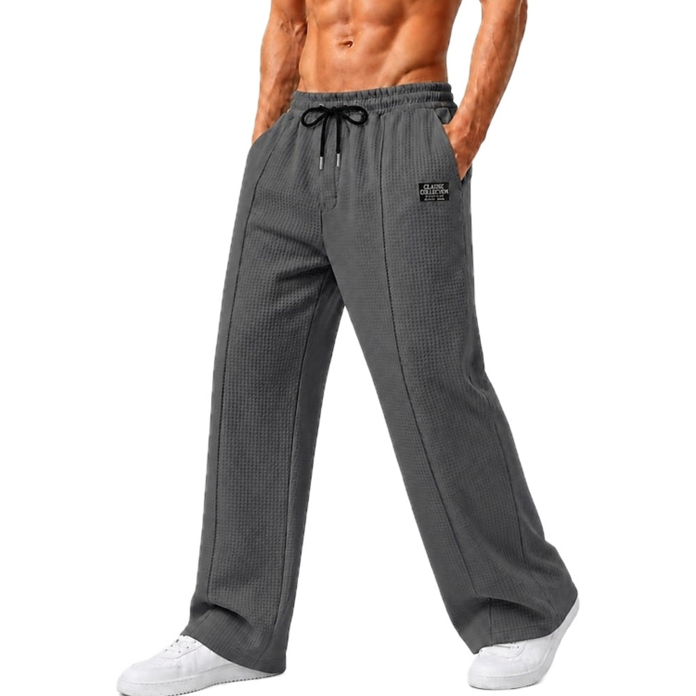 Archer Voss Waffle Pants - Black - view 1