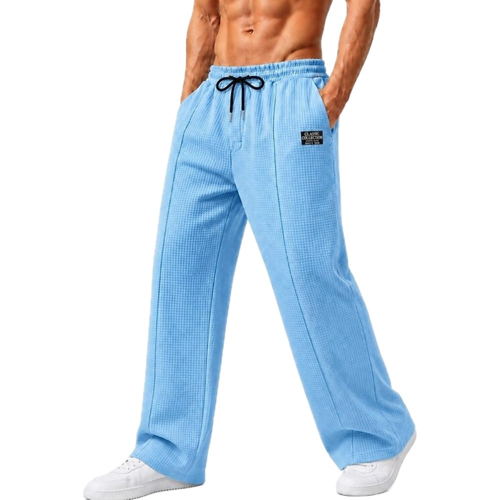 Archer Voss Waffle Pants - Blue - view 1