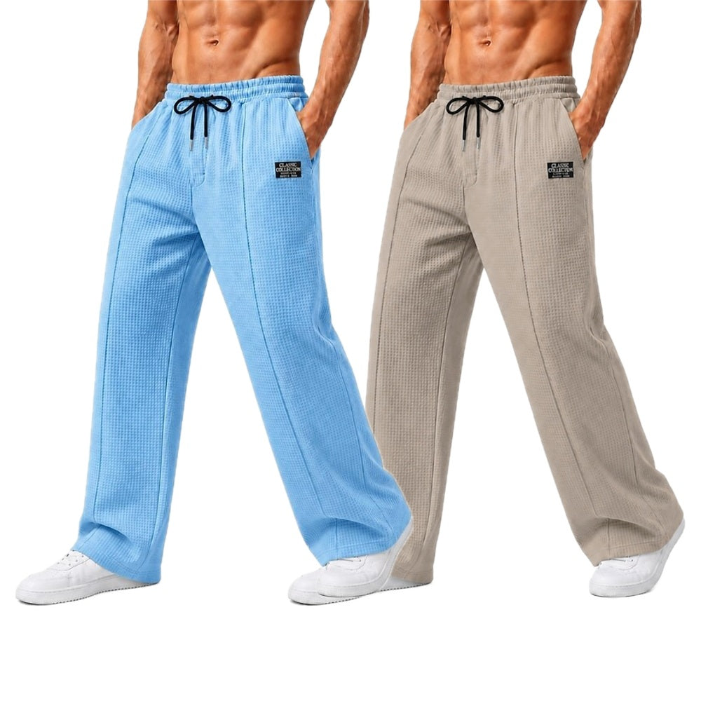 Archer Voss Waffle Pants - Blue - view 2