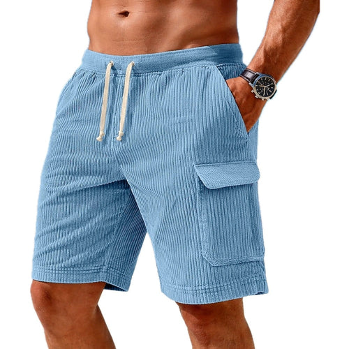 Arden Miles Cargo Shorts - Blue - view 1
