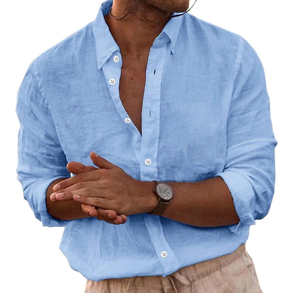 Avery Monroe Button-Down Shirt - Blue - view 1