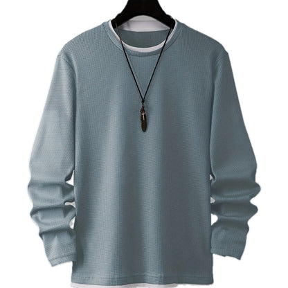 Avery Sloan Waffle Tee - Blue - view 1