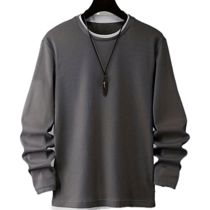 Avery Sloan Waffle Tee - Grey - view 1