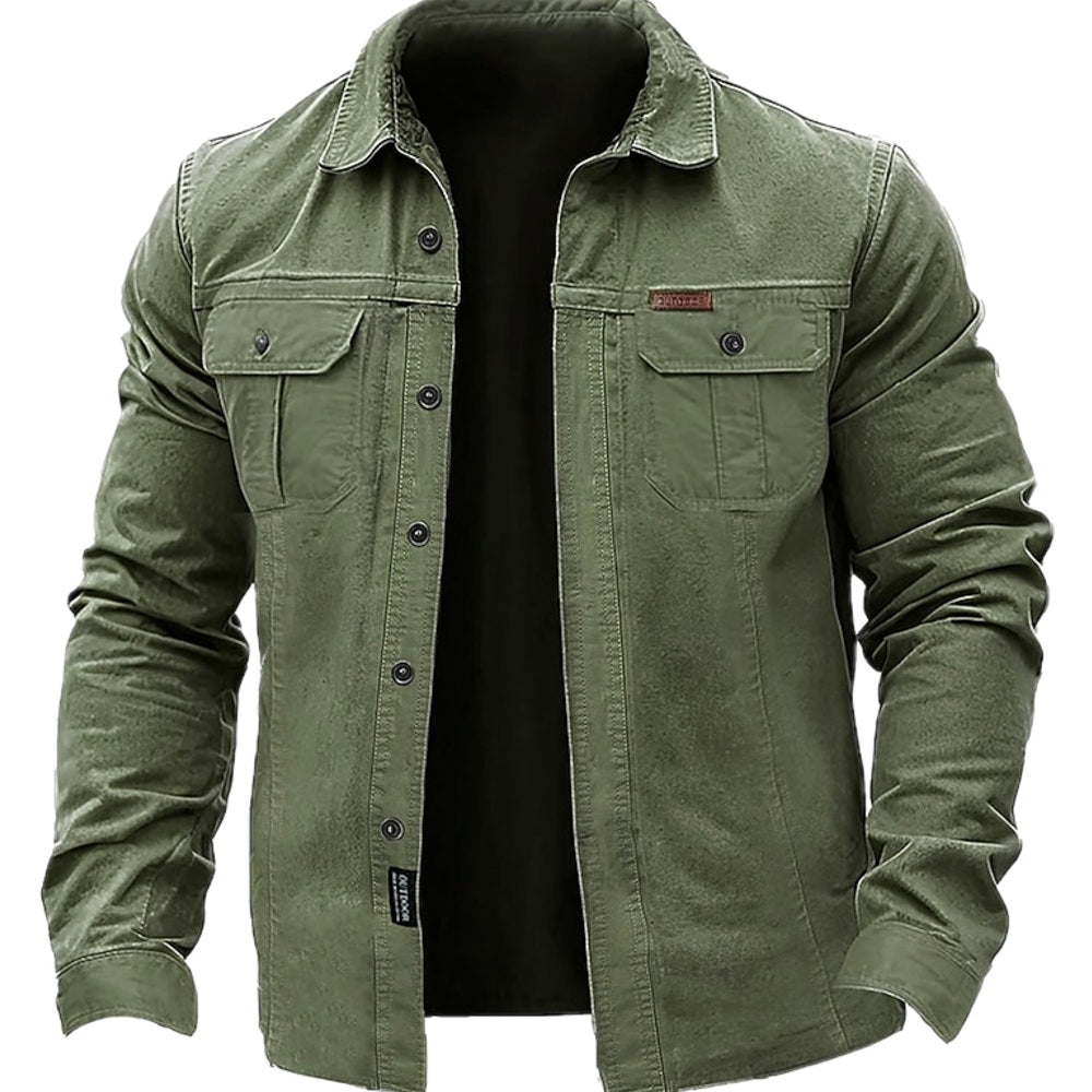 Bastian Roy Edmund Shirt - Olive - view 1