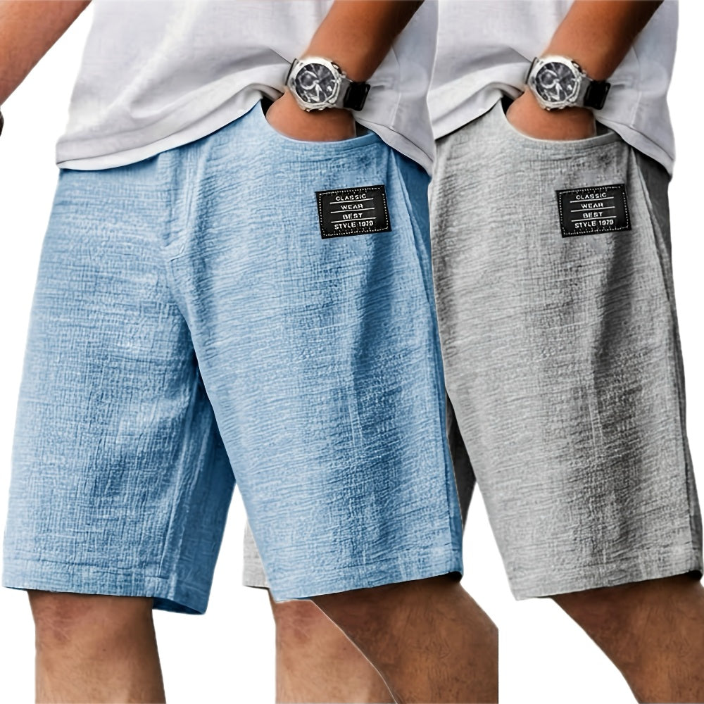 Beau Carter Pocket Shorts - Blue - view 2