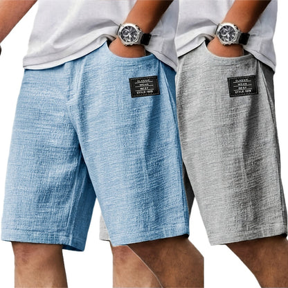 Beau Carter Pocket Shorts - Blue - view 2