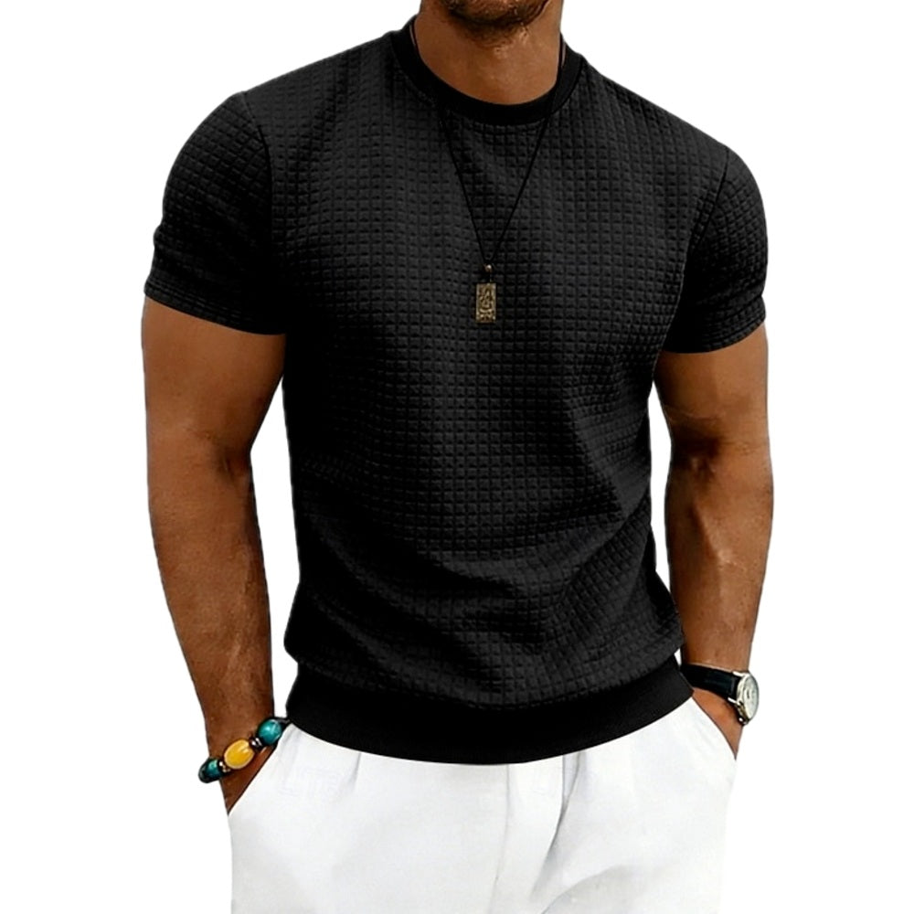 Bennett Hale Textured Tee - Black - view 1