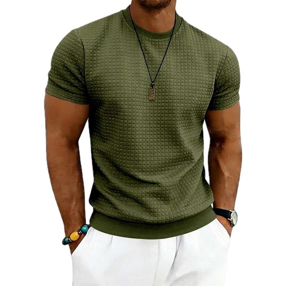 Bennett Hale Textured Tee - Green - view 1