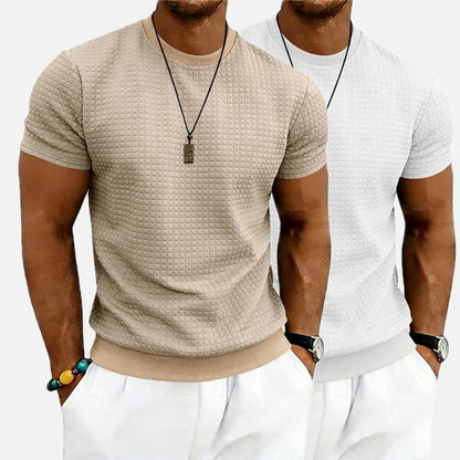 Bennett Hale Textured Tee - Khaki - view 2