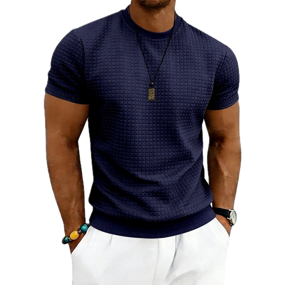 Bennett Hale Textured Tee - Navy - view 1