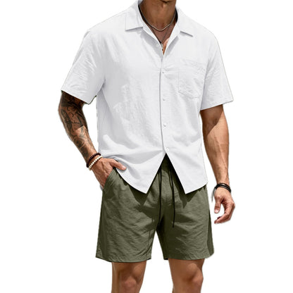 Bennett Hayes Short-Sleeve Shirt - Olive - view 1