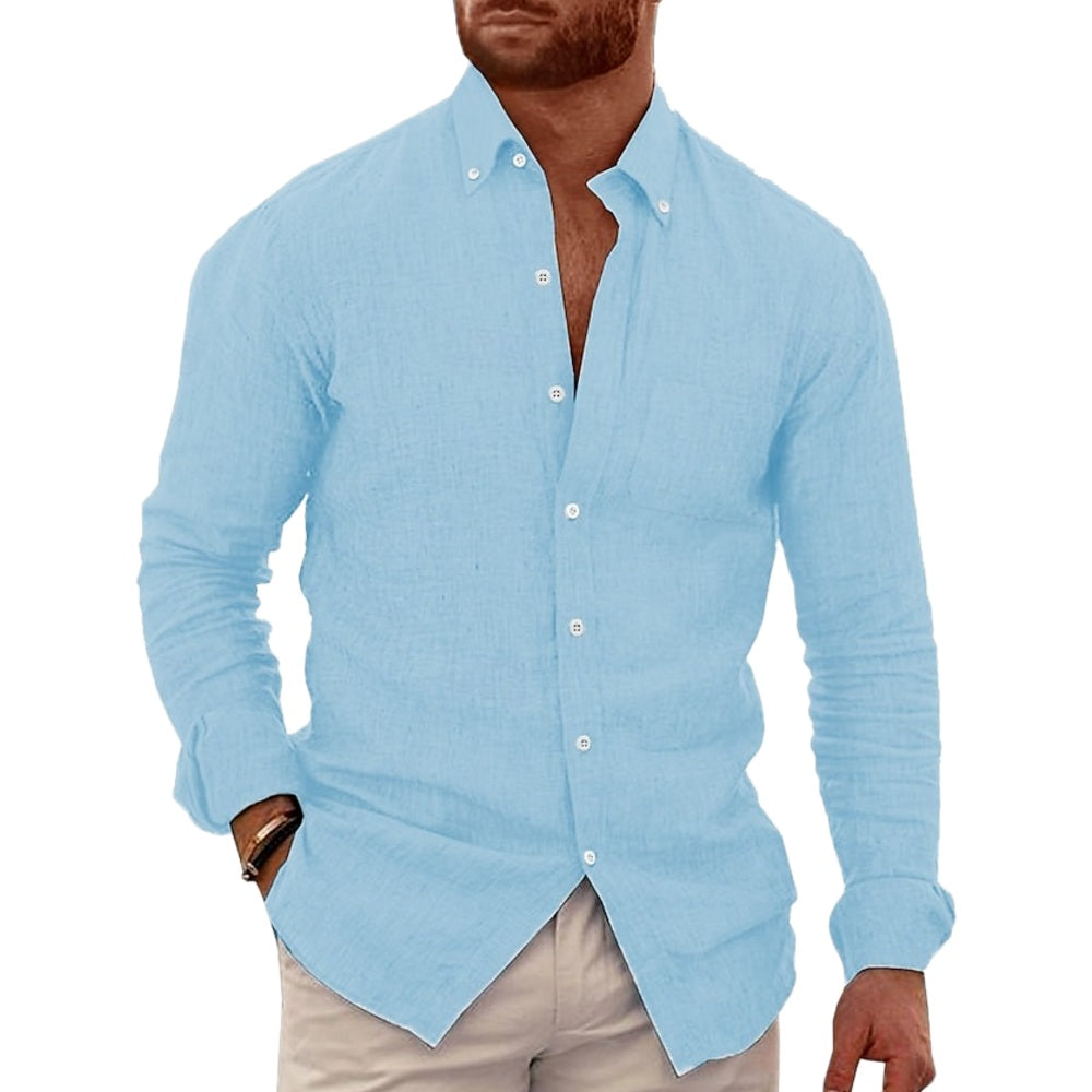 Bennett Rowan Button-Down Shirt - Blue - view 1