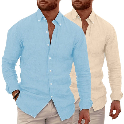 Bennett Rowan Button-Down Shirt - Blue - view 2