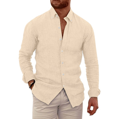 Bennett Rowan Button-Down Shirt - Khaki - view 1