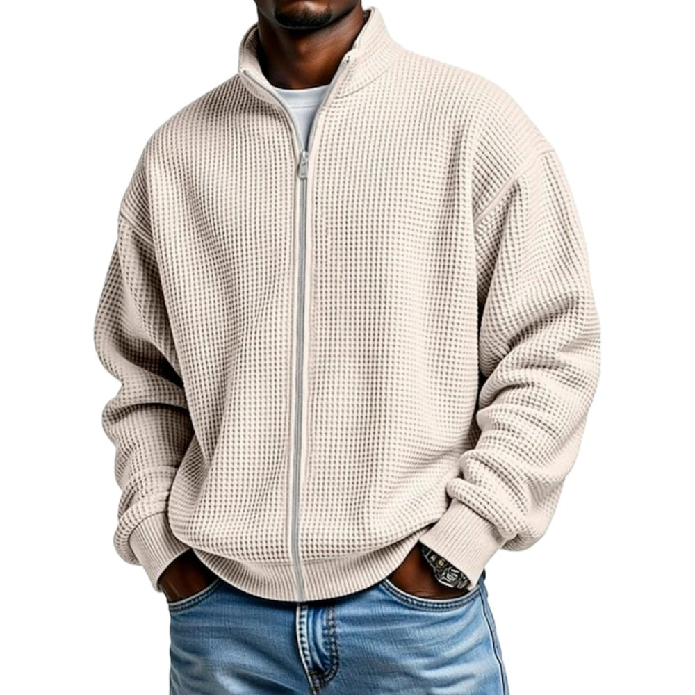 Bennett Rowe Waffle Jacket - Beige - view 1